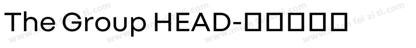 The Group HEAD字体转换